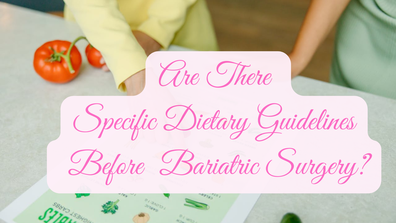 Are there specific dietary guidelines before bariatric surgery?